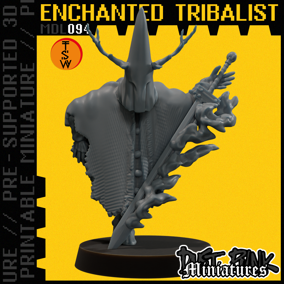 MDL094 ENCHANTED TRIBALIST [PRE-SUPPORTED]
